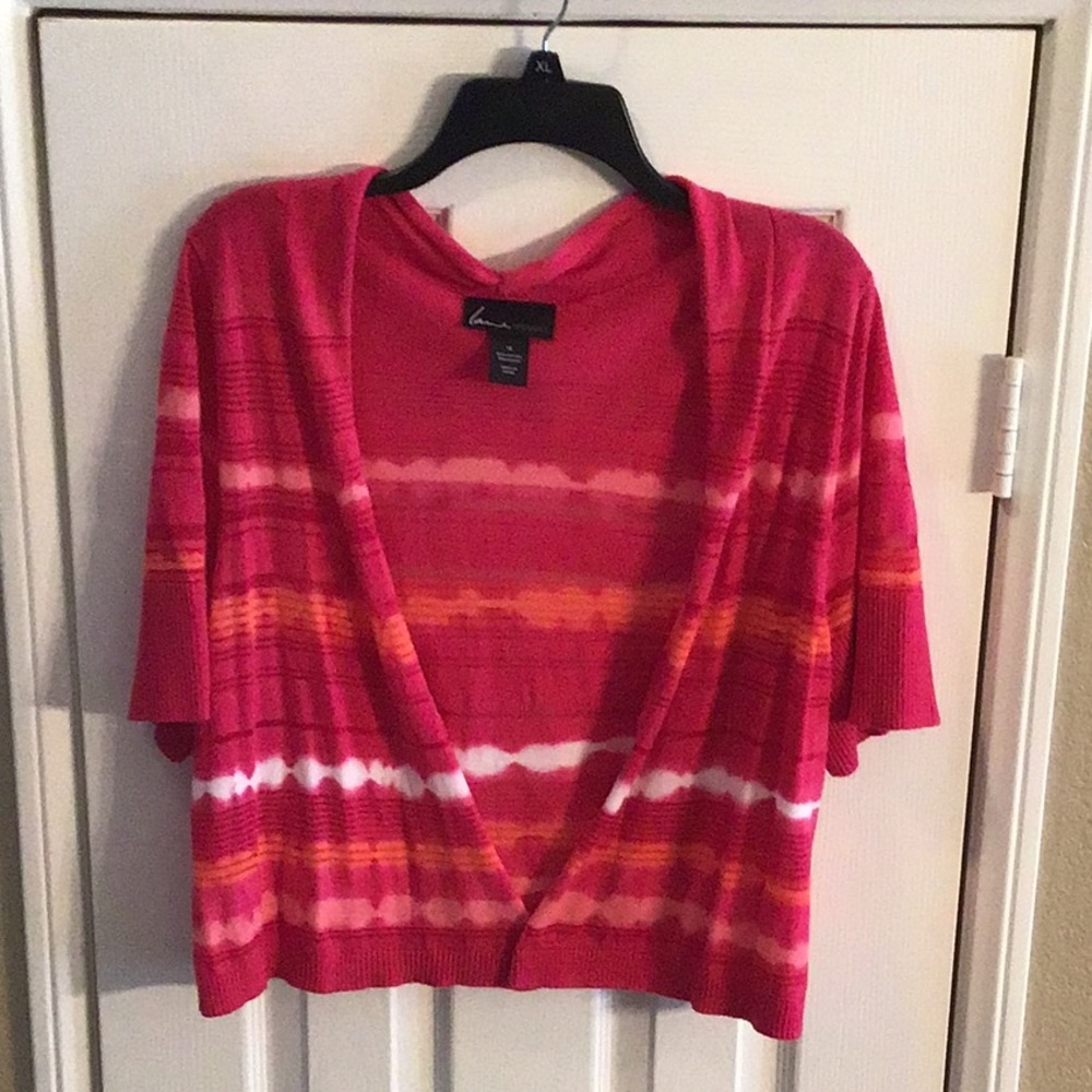 Lane Bryant Sweater Shrug, hot pink.